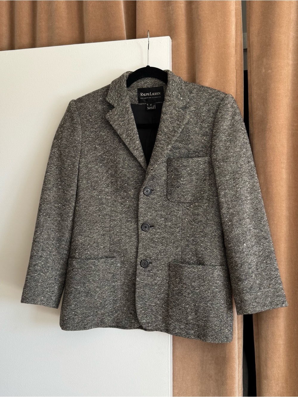 Vintage Ralph Lauren Collection Classics Wool Tweed Blazer